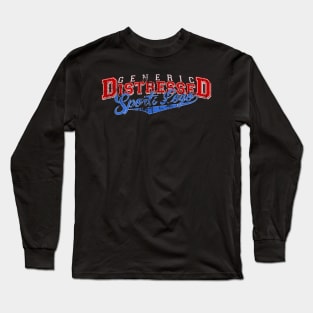 Generic distressed sports logo Long Sleeve T-Shirt